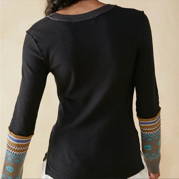 Free People Mikah Layering Cuff Black Combo - Picture 3 of 4